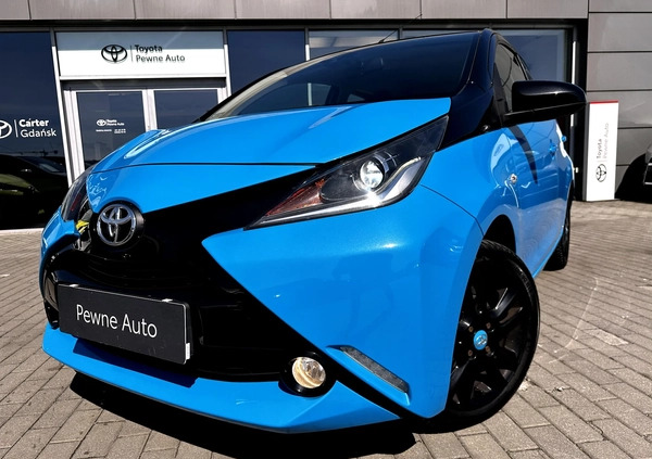 Toyota Aygo cena 38900 przebieg: 79900, rok produkcji 2015 z Prochowice małe 191